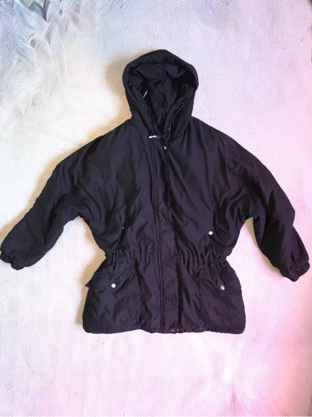 Larry Levine Black Soft Outdoor Coat Women’s Size M [SKU:023]